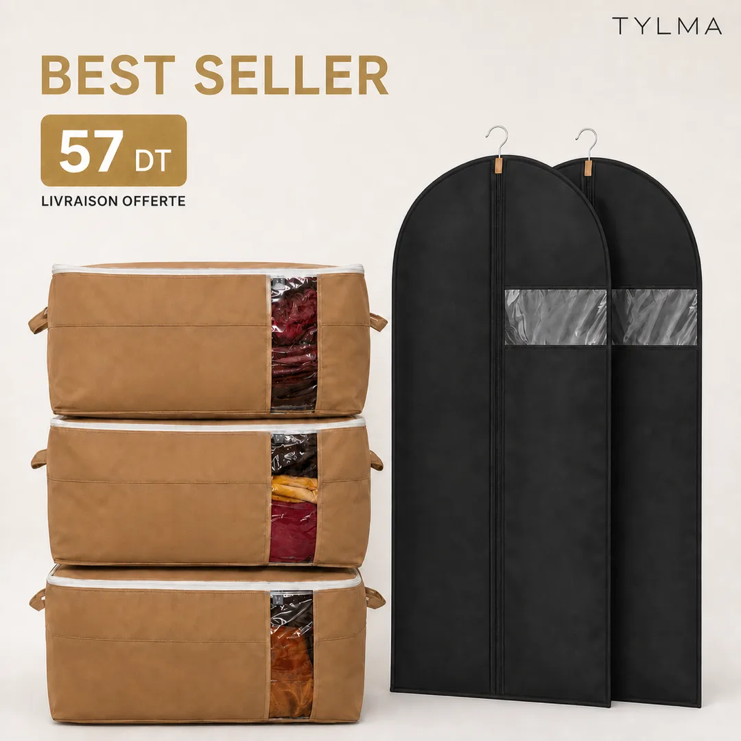 Best Seller Livraison Offerte — 3 sacs + 2 housses 160cm